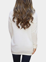 NEW FEELING Womens White T-Shirts