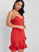 OEM Ladies Red Sexy Dresses