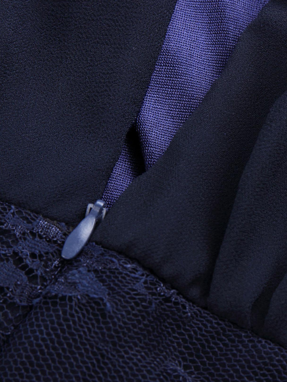 OEM Ladies Navy Maxi Dresses
