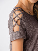 OEM ODM Womens Grey T-Shirts