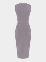 NEW FEELING Womens Grey Midi Dresses