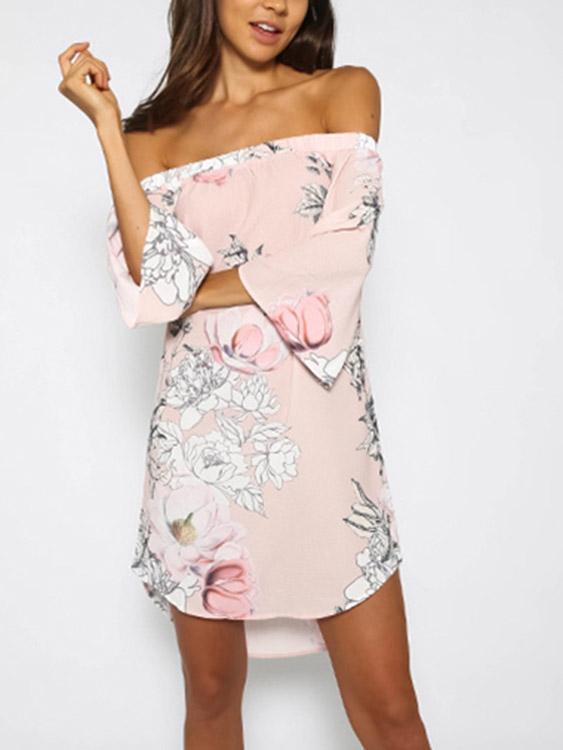 ODM Ladies 3/4 Sleeve Dresses
