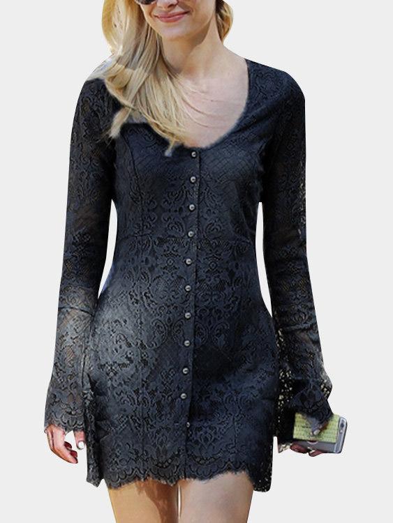 NEW FEELING Womens Black Mini Dresses