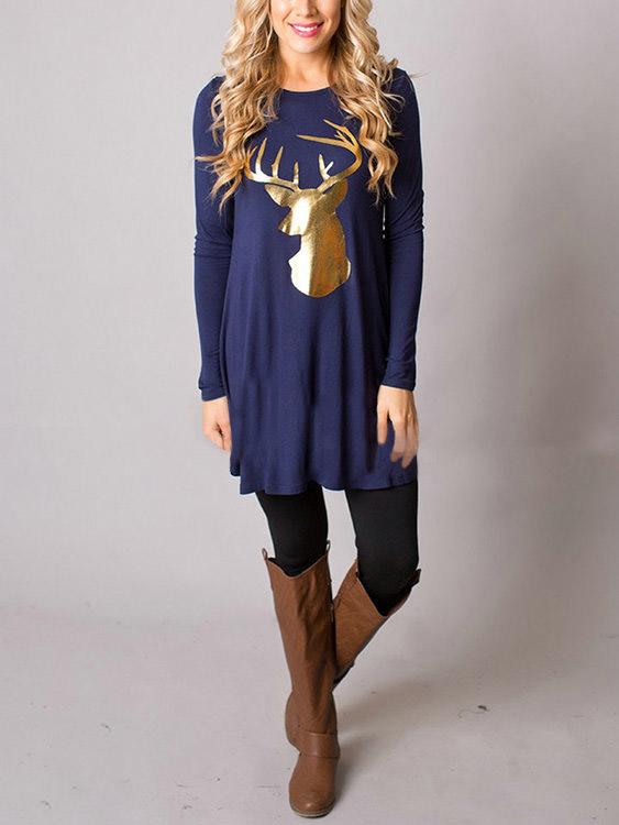 ODM Ladies Long Sleeve Mini Dress
