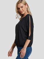 OEM Ladies Black T-Shirts