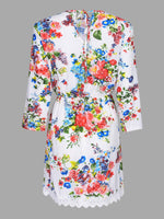 NEW FEELING Womens Multi Floral Dresses