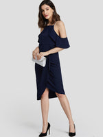 NEW FEELING Womens Navy Sexy Dresses