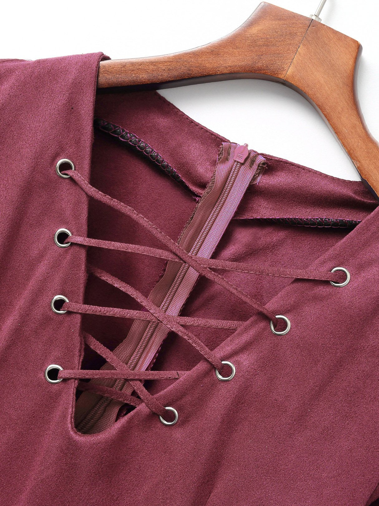 OEM Ladies Plum Casual Dresses