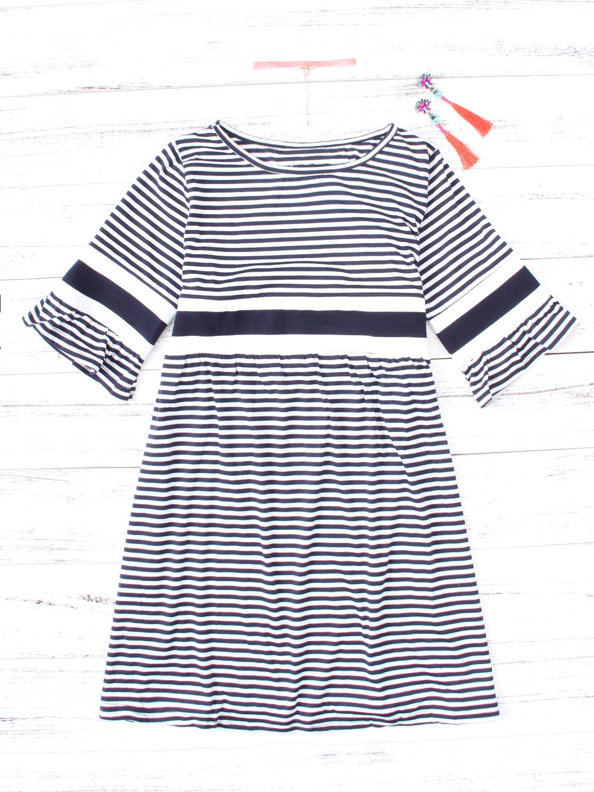 ODM Ladies Half Sleeve Casual Dresses