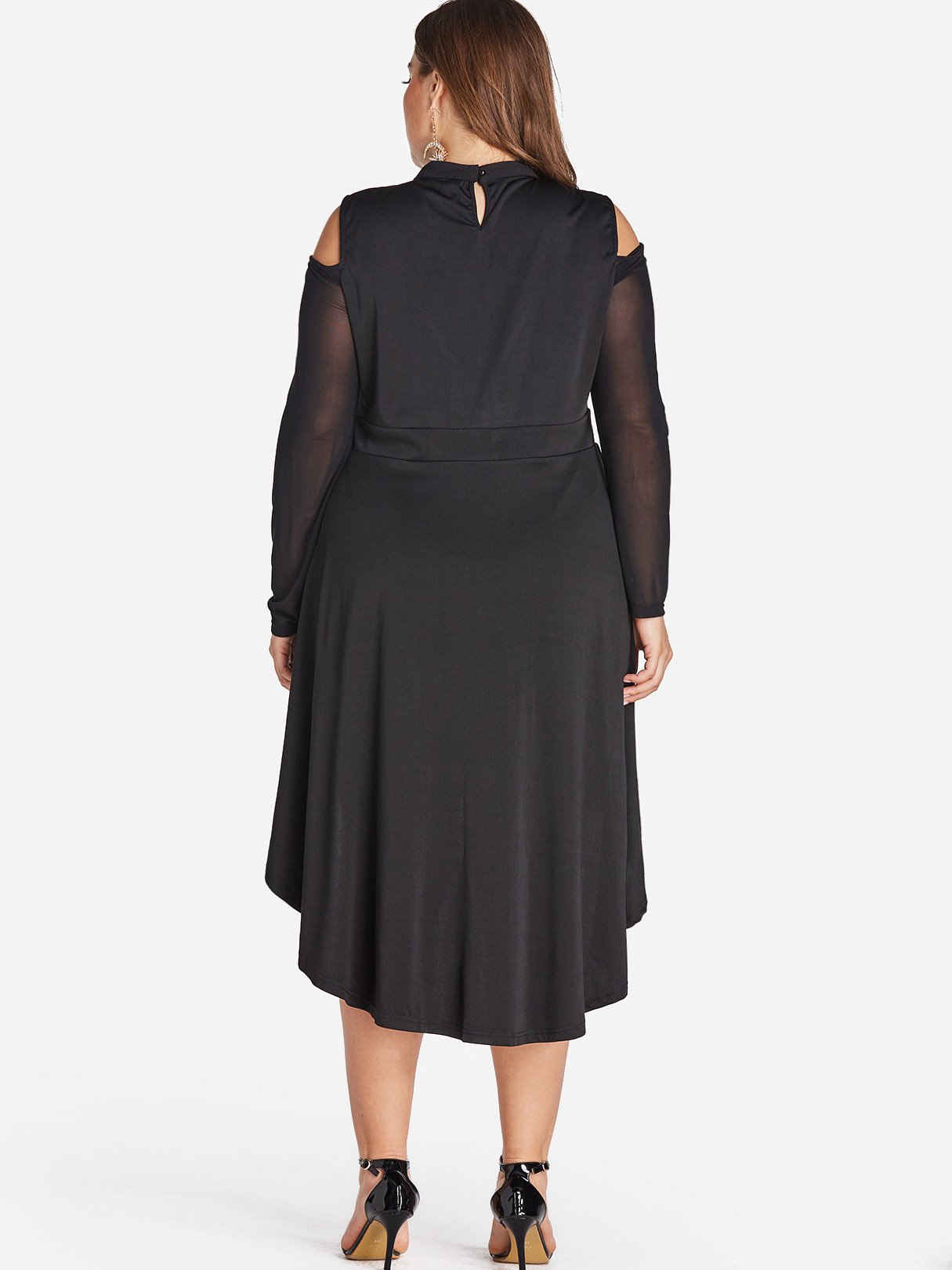 NEW FEELING Womens Black Plus Size Dresses