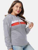 OEM Ladies Grey Plus Size Tops