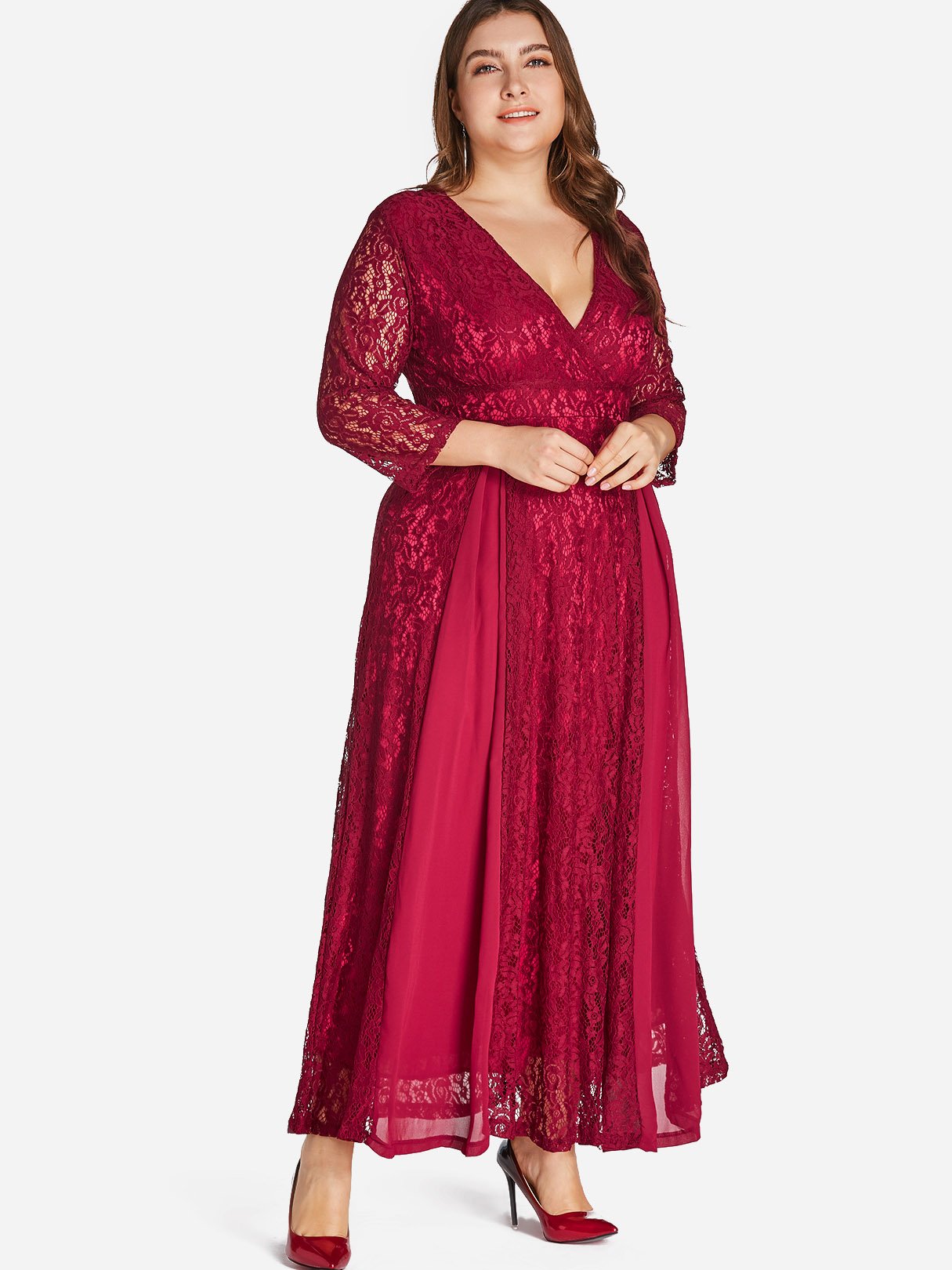 Custom Plus Size Black Formal Dresses With Sleeves