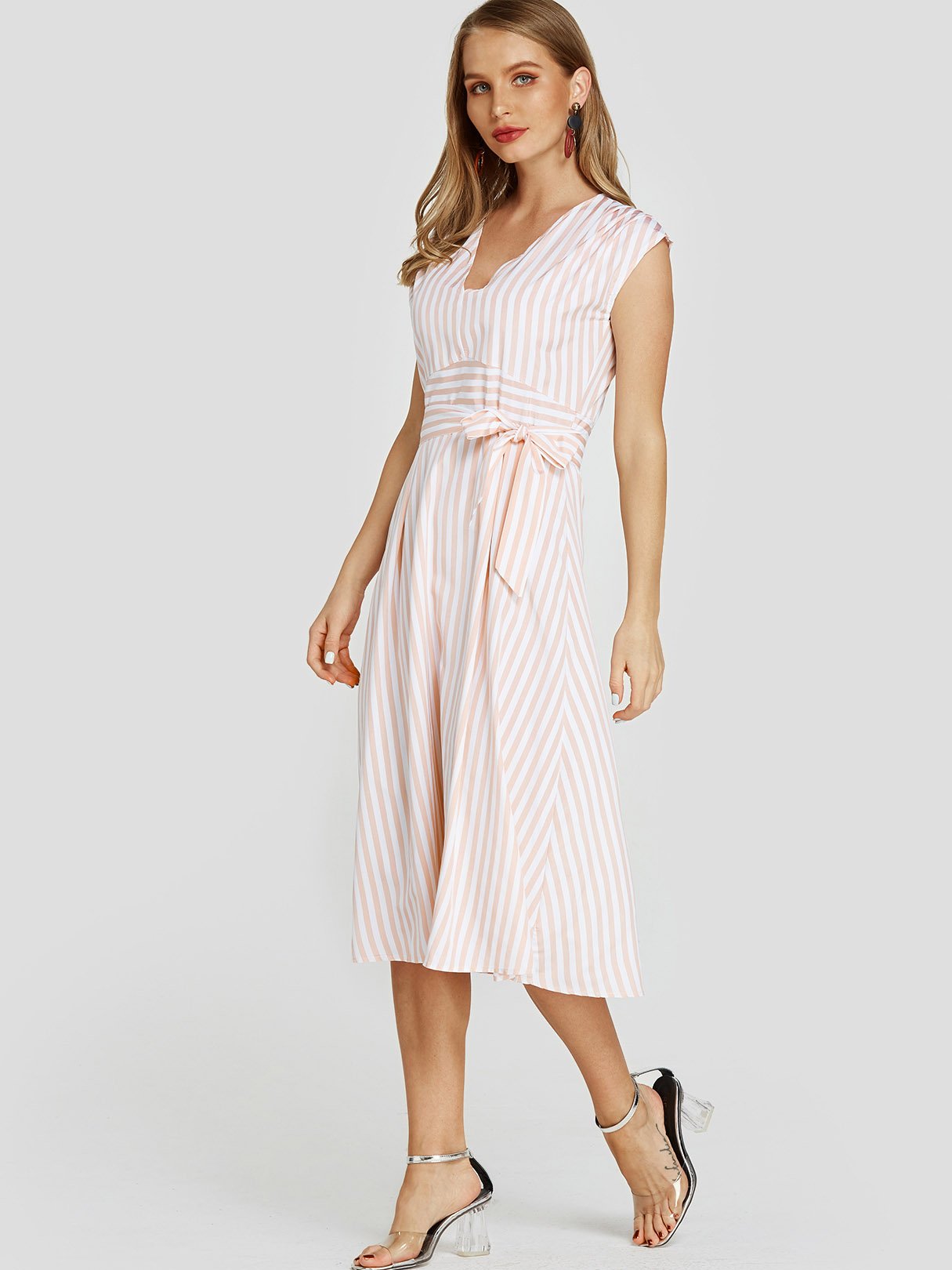 OEM ODM Womens Sleeveless Midi Dress