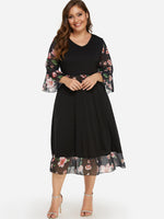 OEM ODM Womens Navy Plus Size Dresses