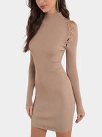 OEM Ladies Khaki Casual Dresses