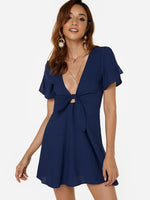 OEM ODM Dark Grey Mini Dress
