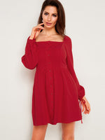 OEM Ladies Red Mini Dresses