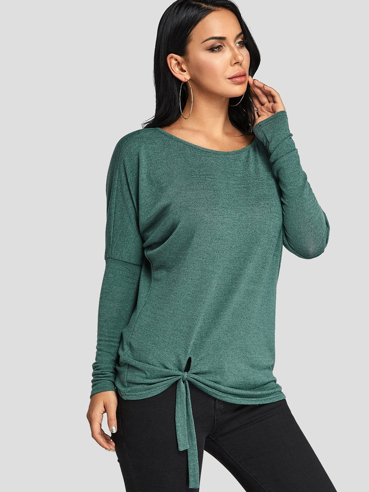 OEM Ladies Green T-Shirts