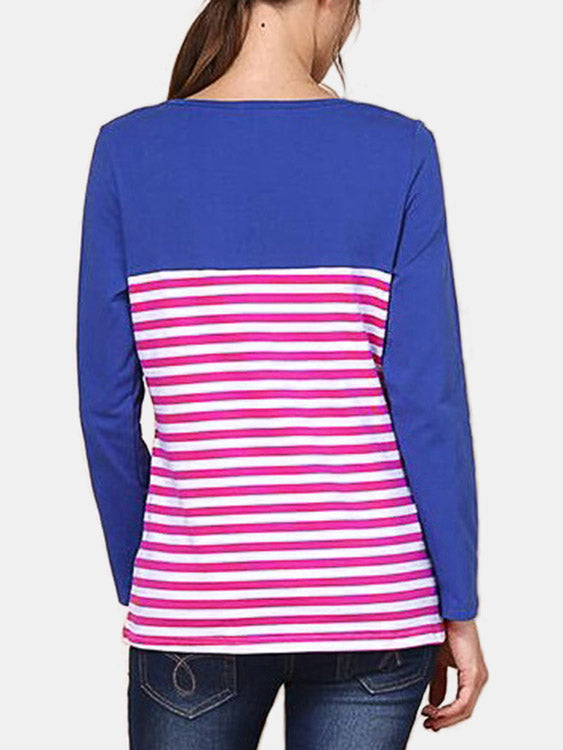 Custom Womens Striped T-Shirts