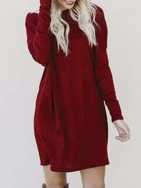ODM Ladies Long Sleeve Mini Dress