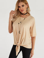 OEM Ladies Apricot T-Shirts