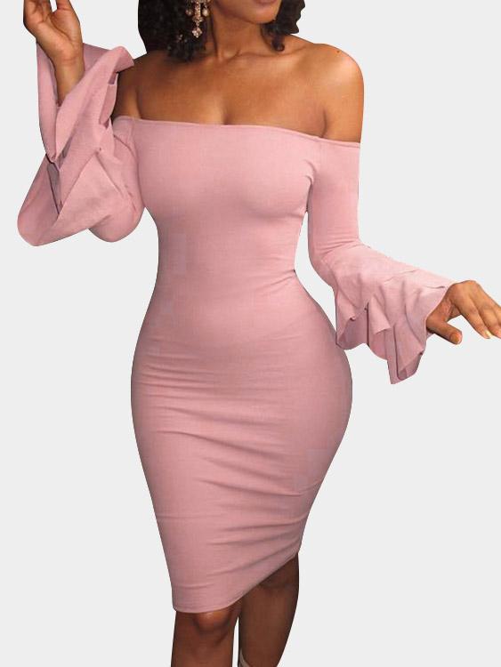 NEW FEELING Womens Pink Mini Dresses