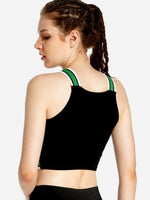 NEW FEELING Womens Black Camis