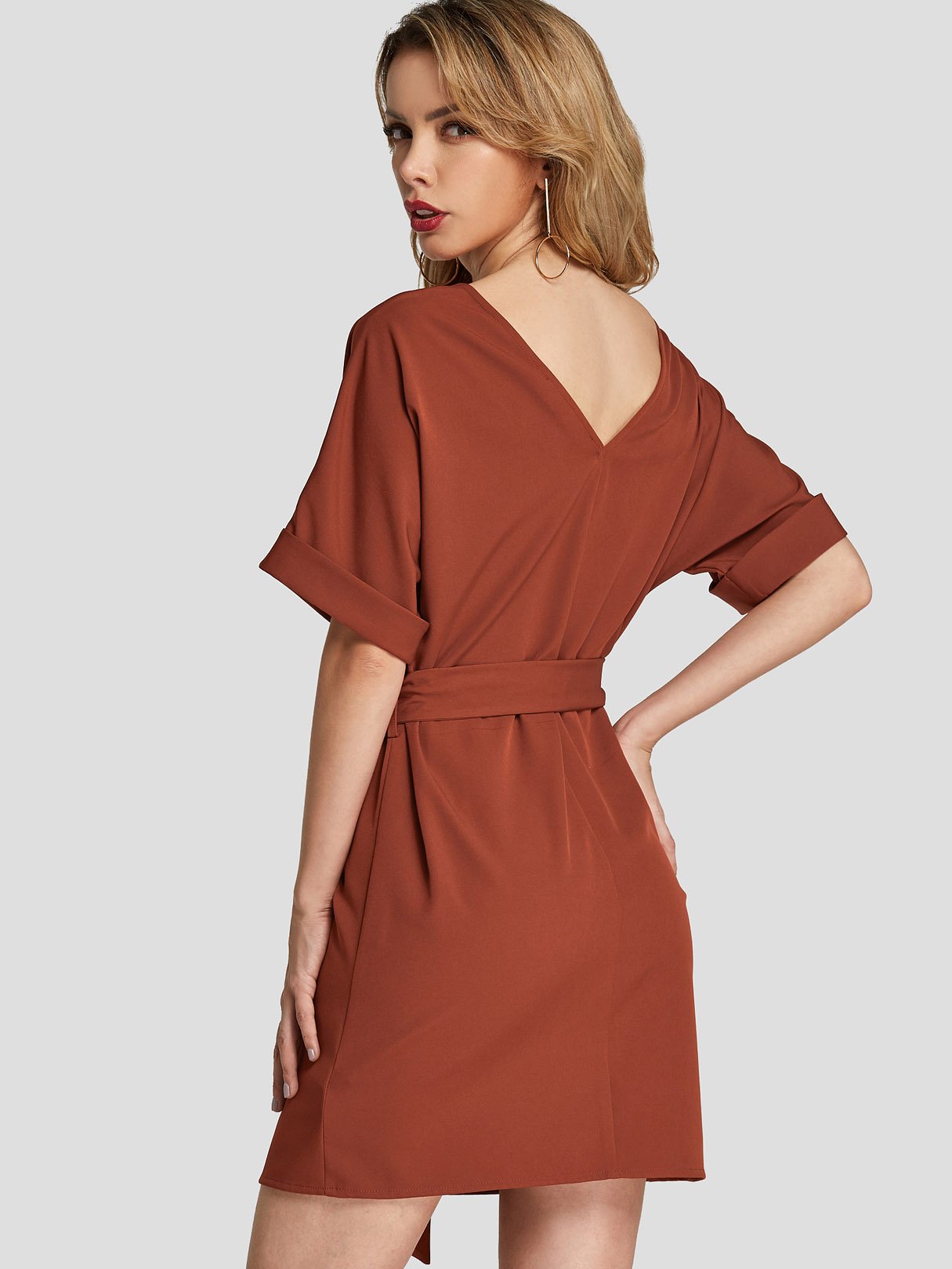 ODM Ladies Short Sleeve Mini Dresses