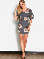 OEM ODM Womens Short Sleeve Mini Dress