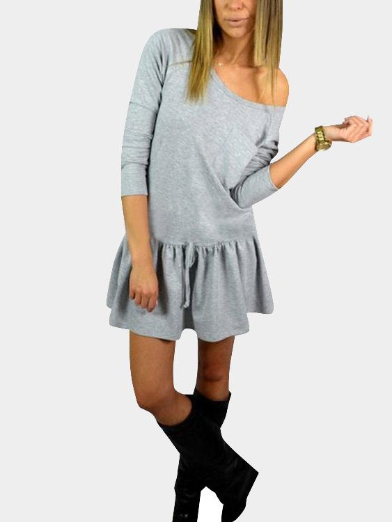 ODM Ladies Long Sleeve Mini Dress