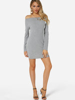 OEM ODM Womens Long Sleeve Mini Dress