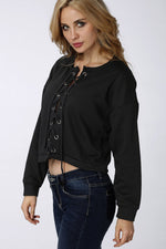 NEW FEELING Womens Black T-Shirts