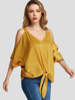 OEM Ladies Yellow Blouses