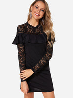 ODM Ladies Long Sleeve Casual Dress
