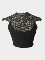 OEM ODM Ladies Black Crop Top