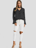OEM ODM Womens Red Blouses