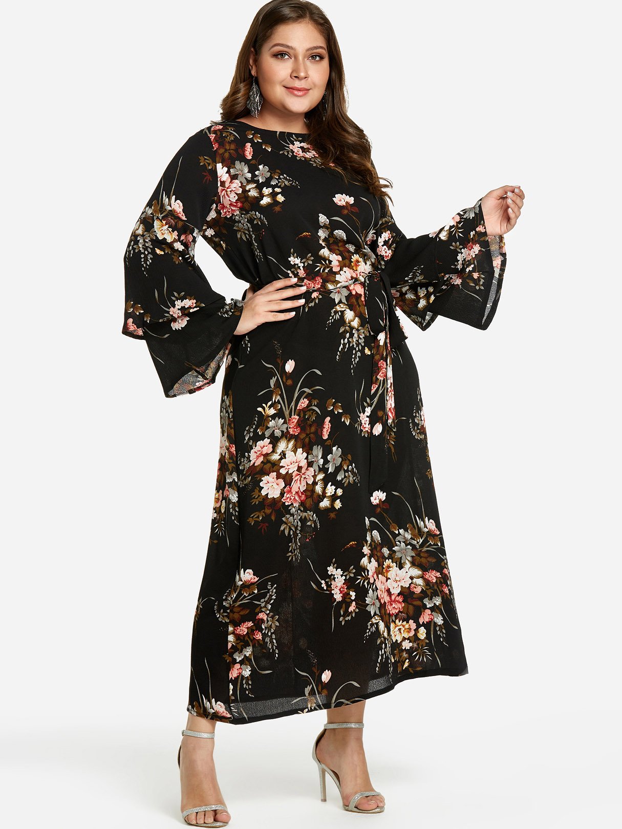 OEM Ladies Black Plus Size Dresses