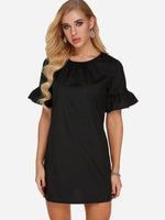 OEM ODM Womens Short Sleeve Mini Dress