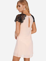 NEW FEELING Womens Nude Casual Dresses