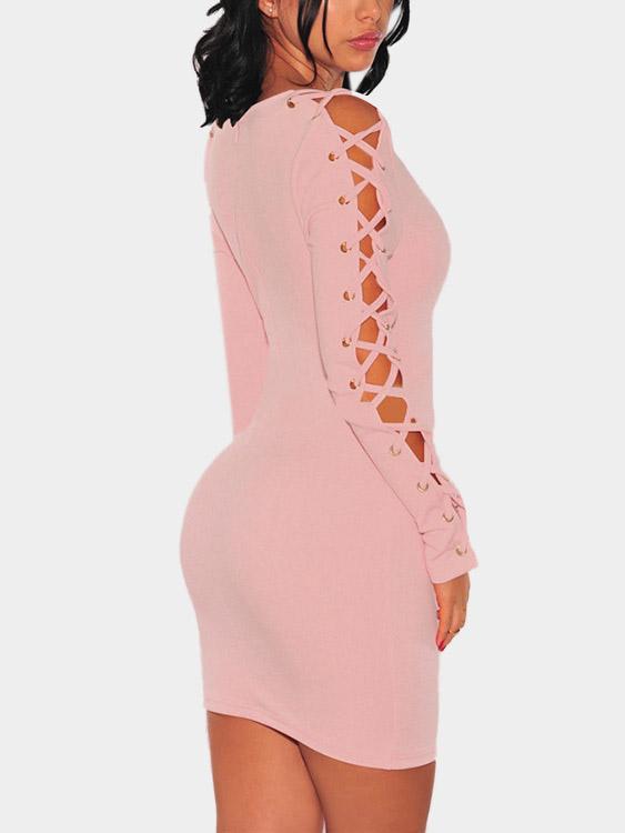 NEW FEELING Womens Pink Mini Dresses