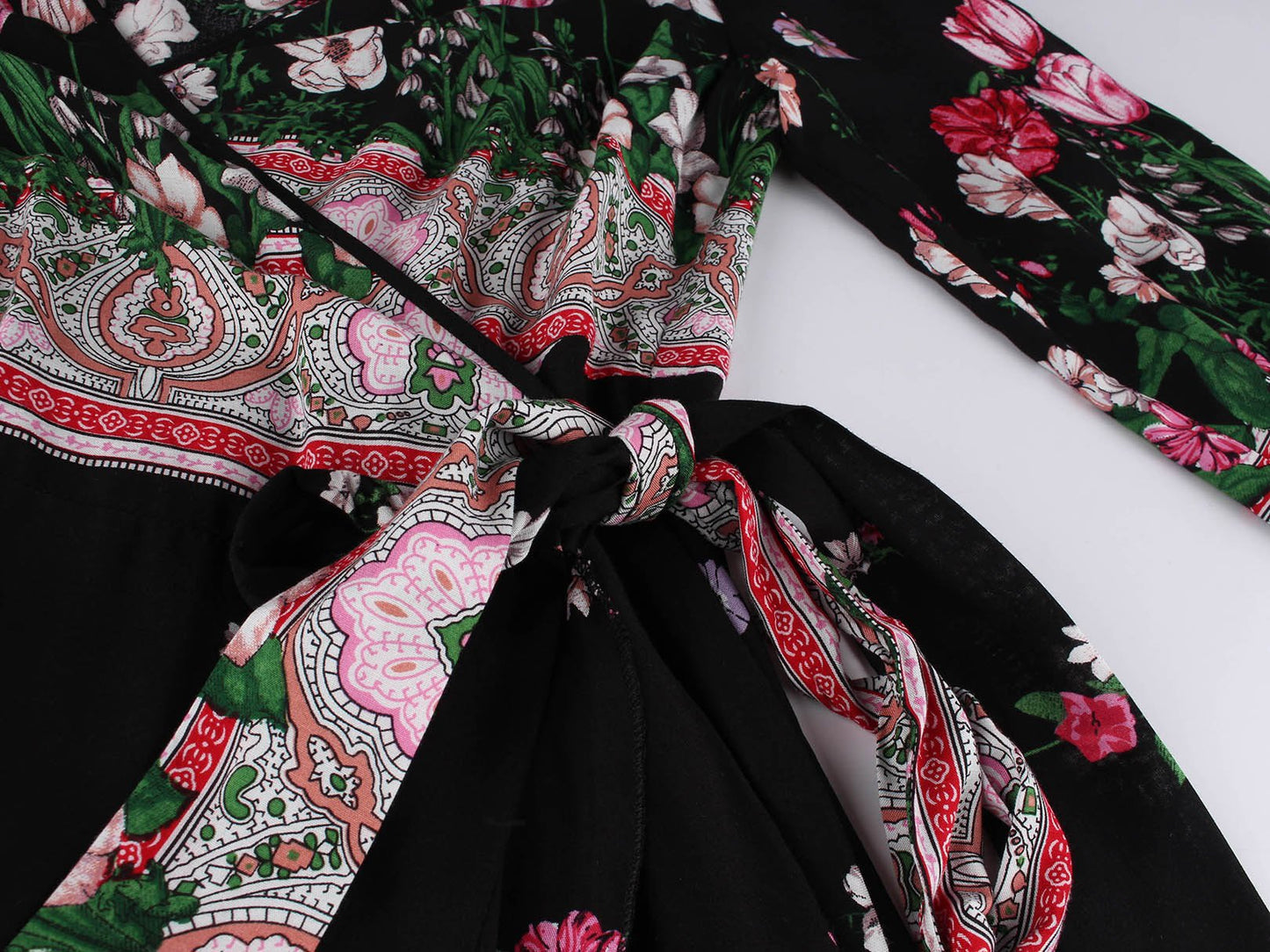 OEM ODM Womens Green Floral Dresses