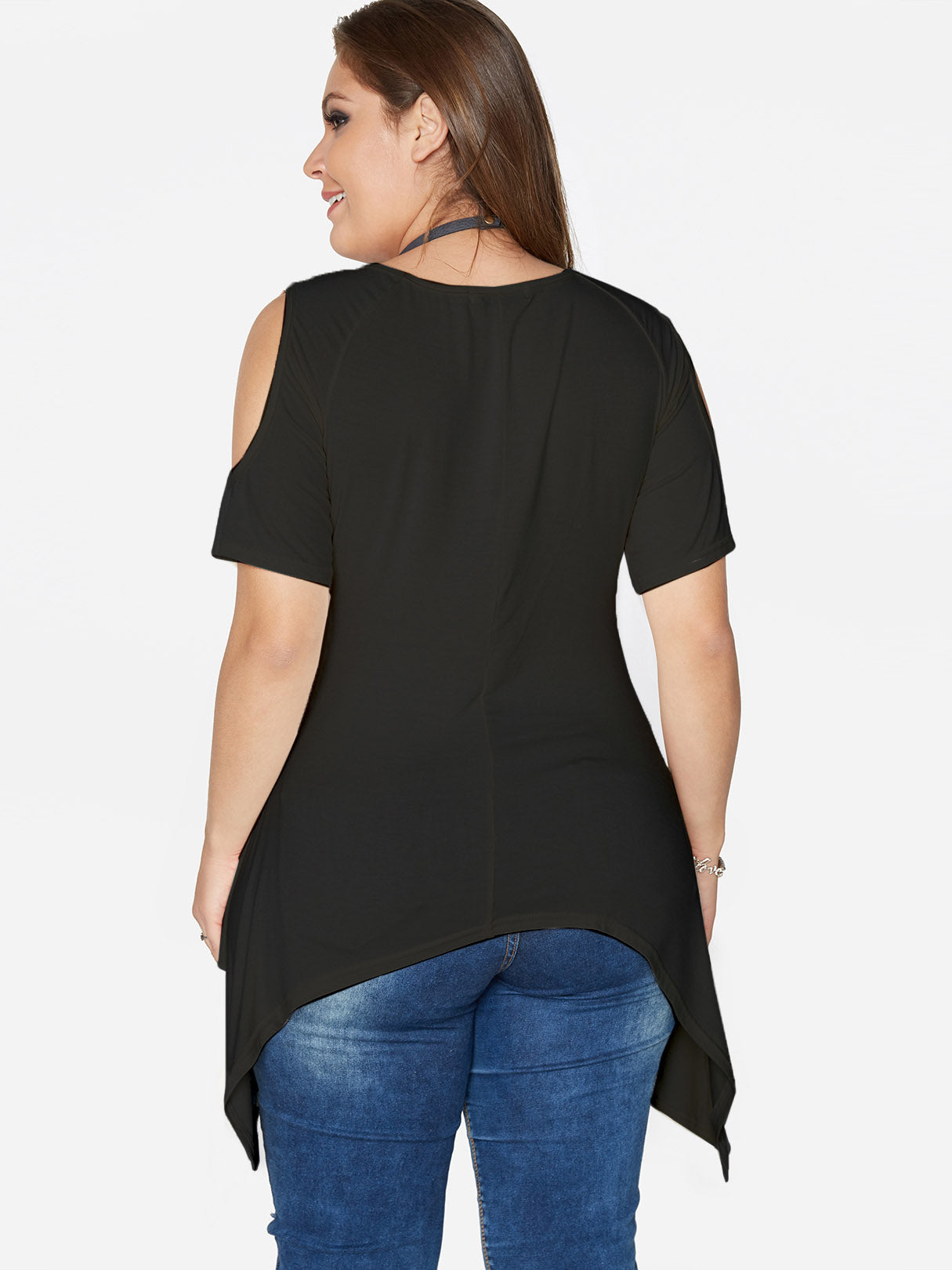 Custom Plus Size Ladies Tops Blouses