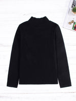 NEW FEELING Womens Black T-Shirts