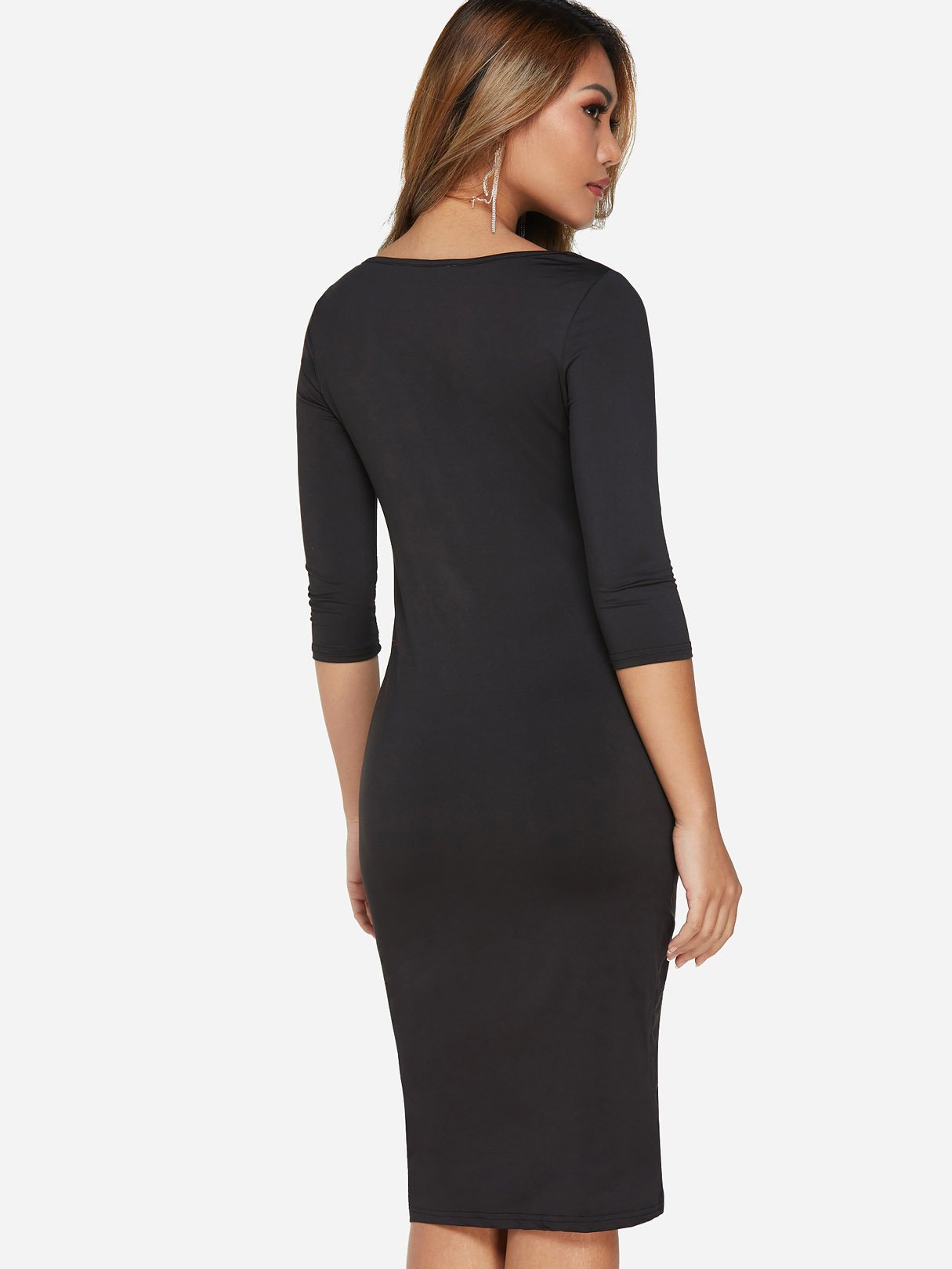 NEW FEELING Womens Black Sexy Dresses