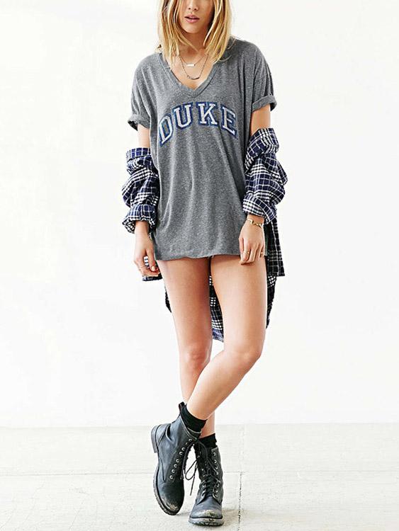 OEM Ladies Grey T-Shirts