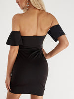 NEW FEELING Womens Black Mini Dresses