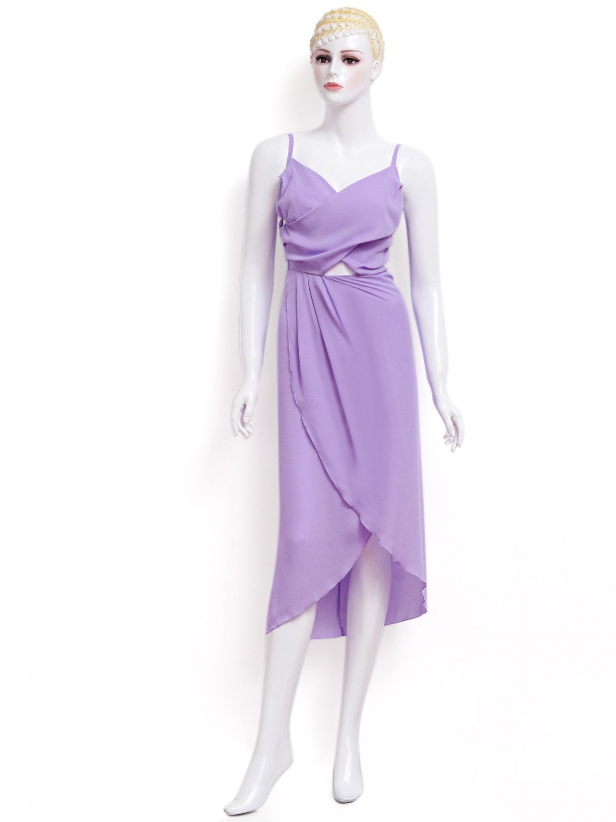 OEM Ladies Purple Maxi Dresses