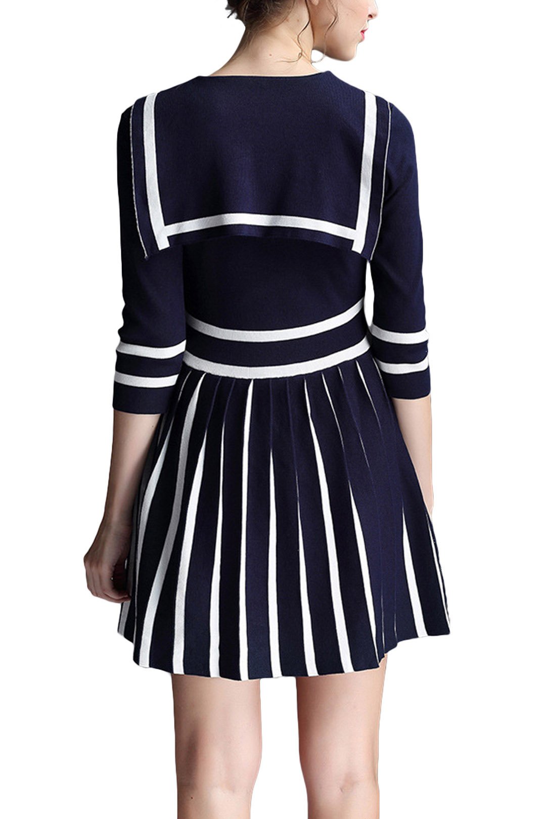 NEW FEELING Womens Navy Casual Dresses