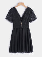 NEW FEELING Womens Black Mini Dresses