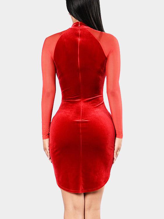 NEW FEELING Womens Red Sexy Dresses